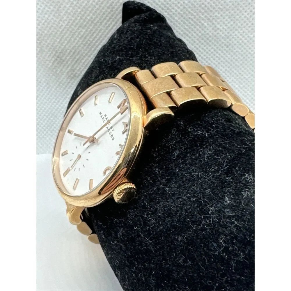 Marc Jacobs Baker MBM3244 Womens Stainless Steel Analog Dial Quartz Watch JNA835